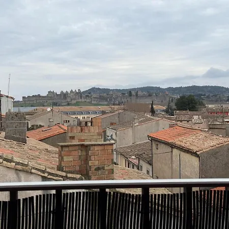 Apartment Balcon Sous Les Toits - Vue Cite Medievale - Clim Carcassonne